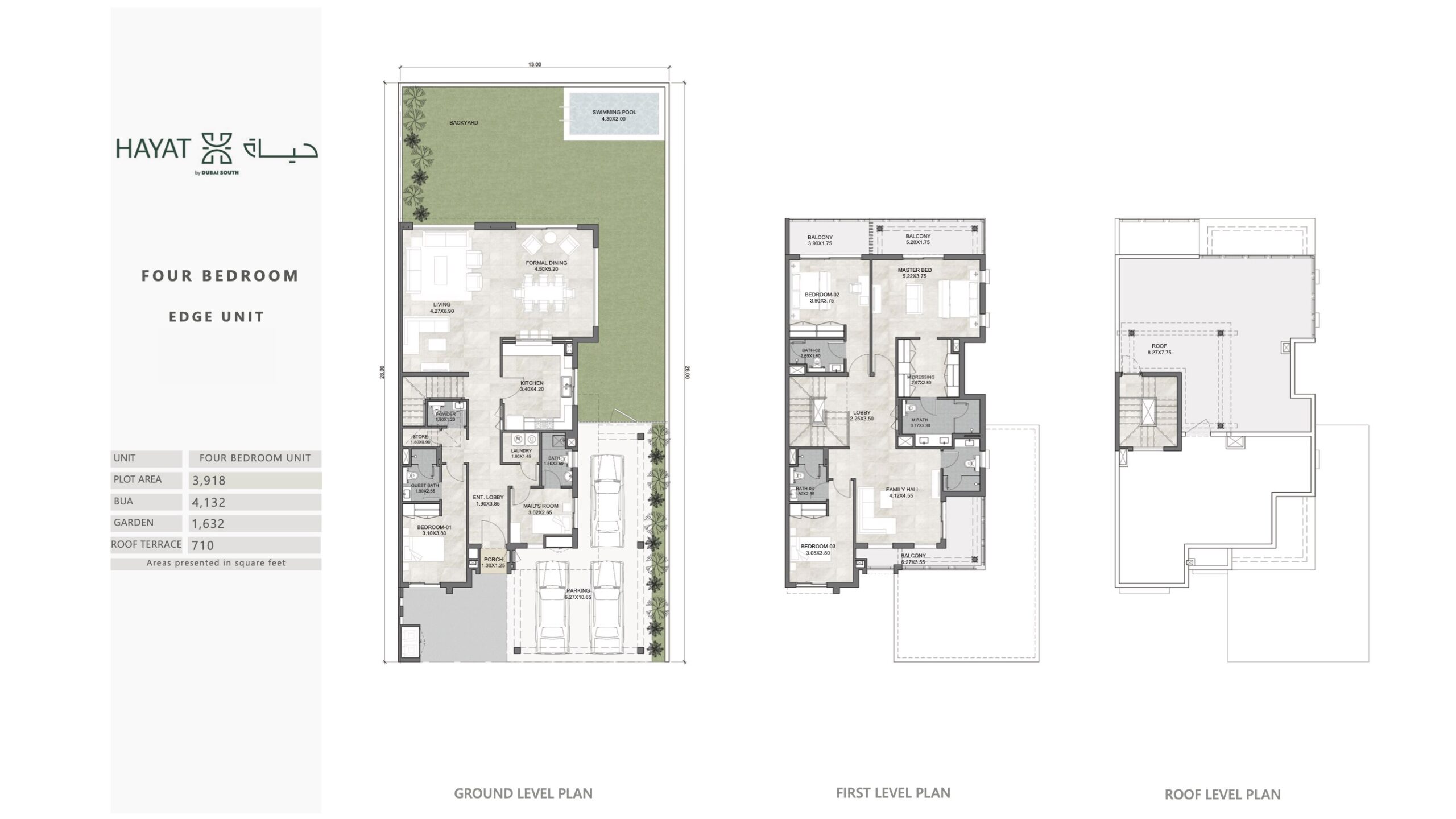 4 Bedroom Edge Unit