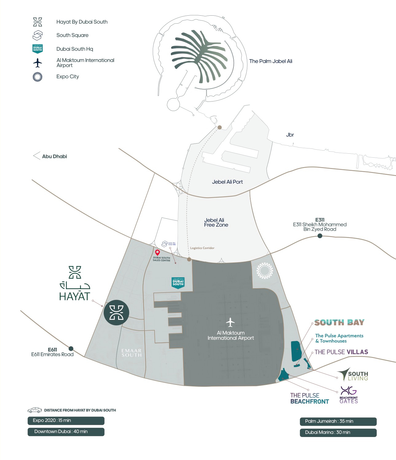 Location Map – Hayat by Dubai South