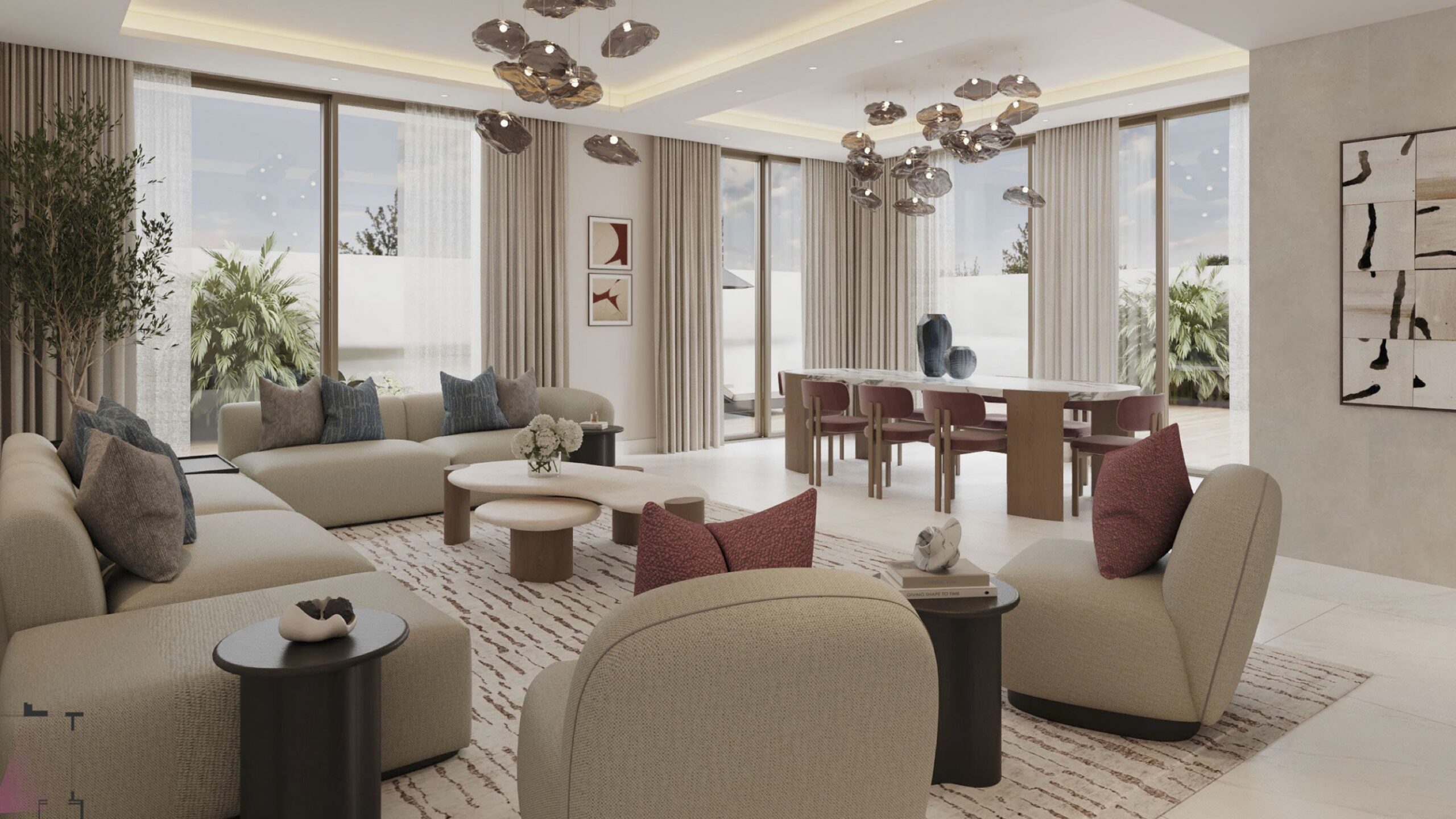 Elegant Living Room Interior